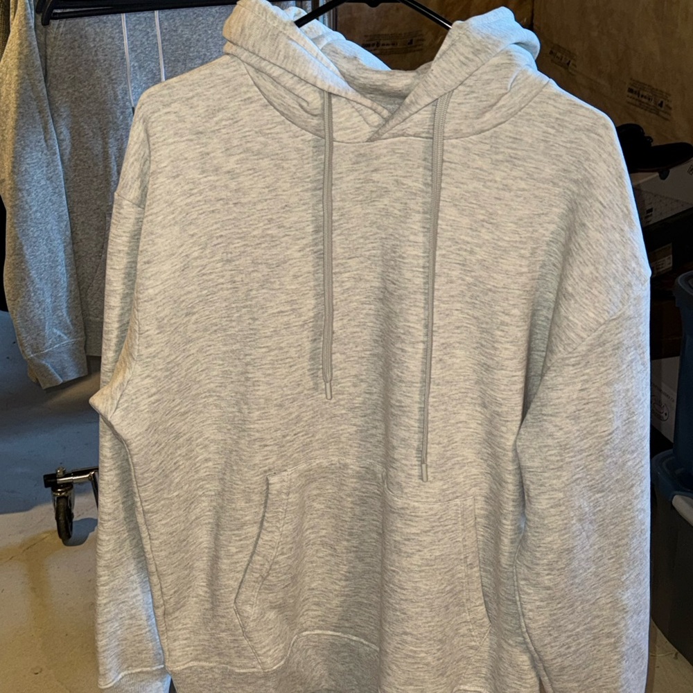 Zara Light Gray Men's Hoodie